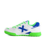 Munich Mens Continental V2 Indoor Football Boots – White/Blue – view 2