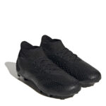 adidas Predator Accuracy.1 Junior Firm Ground Football Boots – Black/Black – view 3