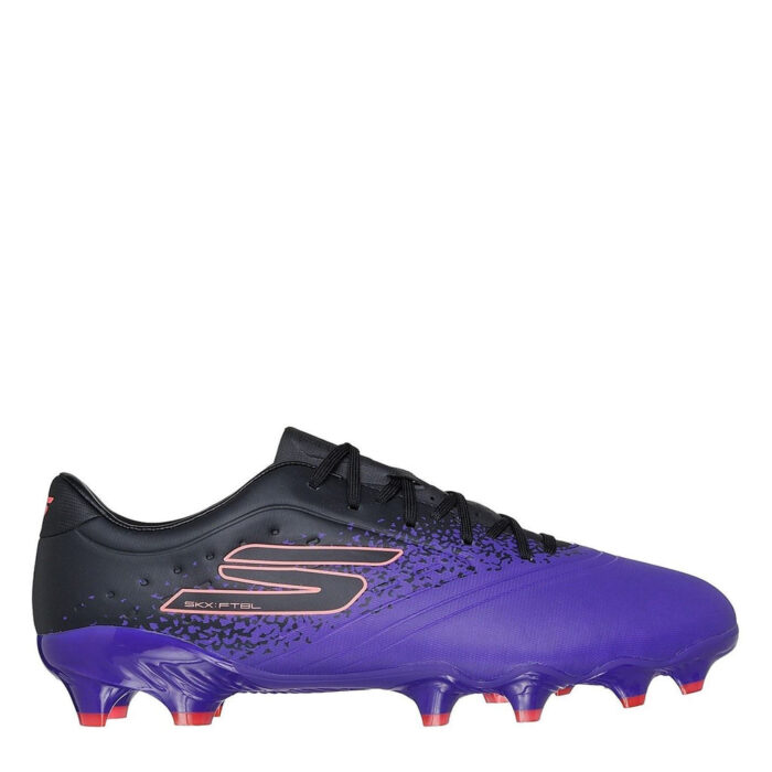 Skechers Razor Firm Ground Football Boots – Purple/Black – view 3