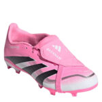 adidas Predator Junior Firm Ground Football Boots – Pink/White – view 3