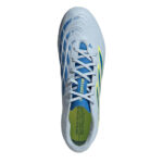 adidas Predator Firm Ground Football Boots – Blue/Yellow – view 4