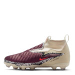 Nike Phantom 6 Junior Firm Ground Football Boots – Burgundy/Print – view 2