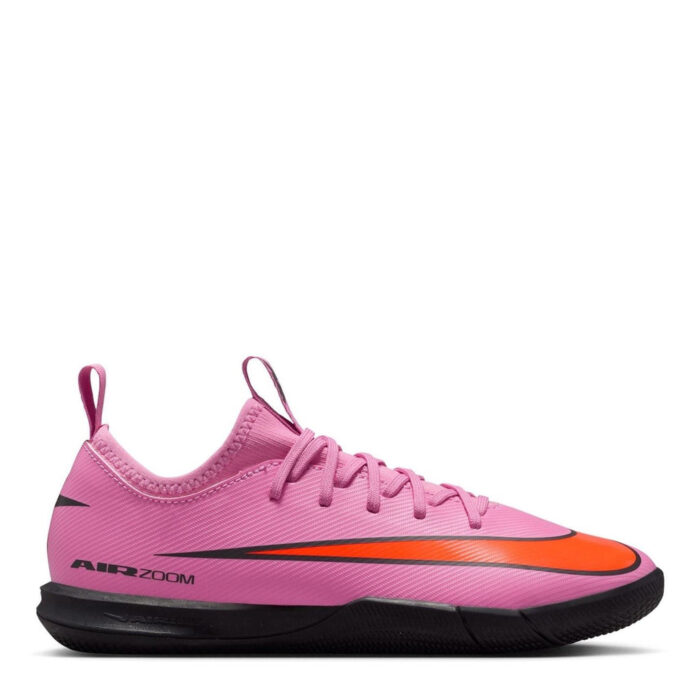 Nike Mercurial Vapor 16 Junior Indoor Football Boots – Pink/Black – view 4