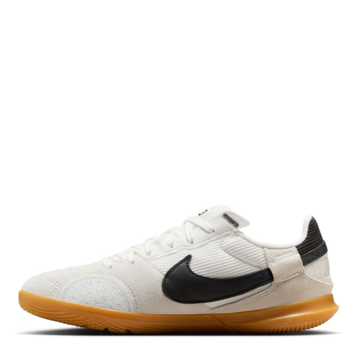 Nike Streetgato Low Top Junior Indoor Football Boots – White/Green - Image 2
