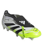 adidas Predator Soft Ground Football Boots – White/Blk/Lemon – view 3
