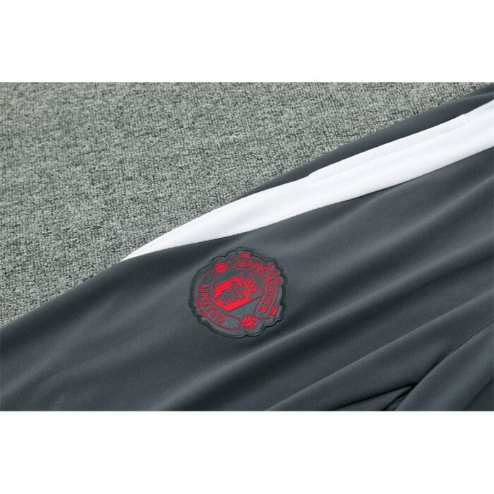 Mens Manchester United 2024/25 Half-Zip Sweater+Pant 14001 - Image 4