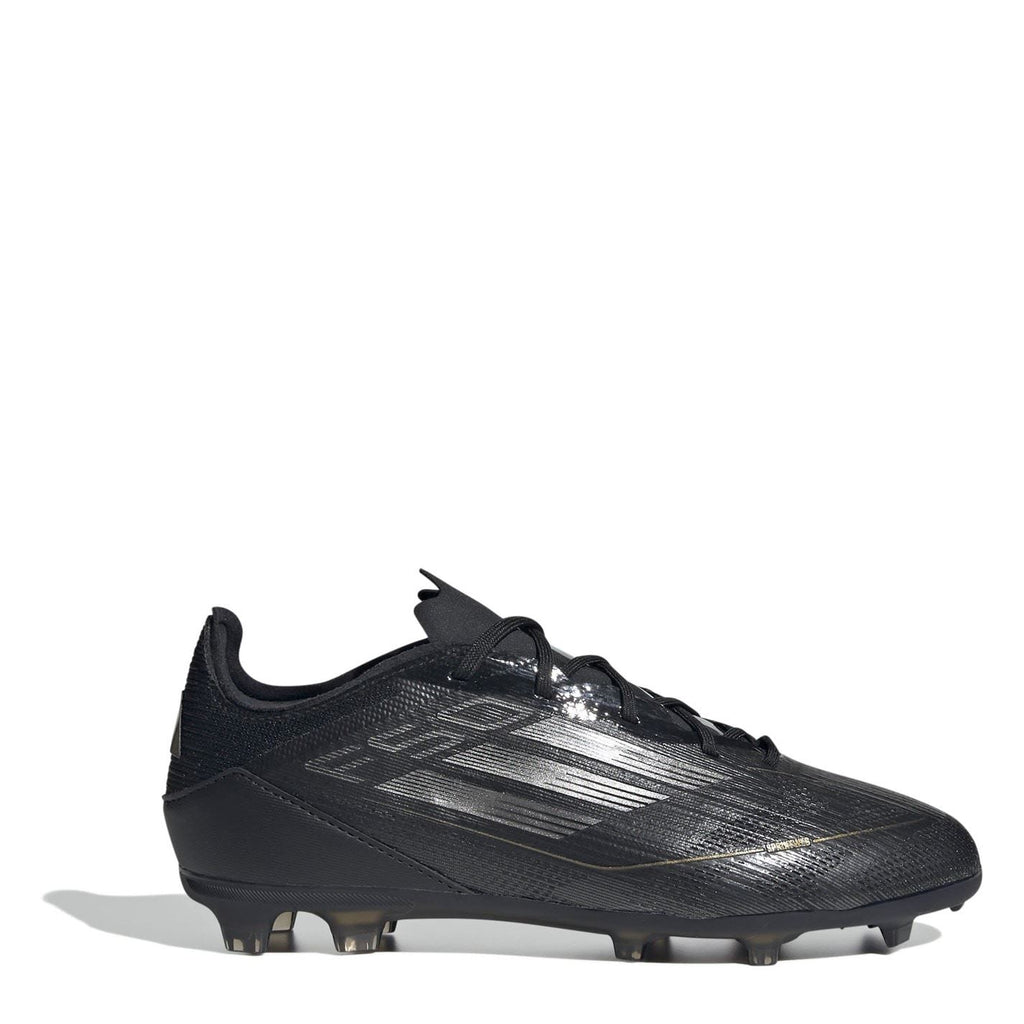 adidas F50 Junior Firm Ground Football Boots – Black/Silver