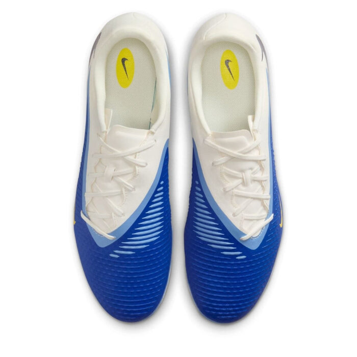 Nike Phantom 6 Low Firm Ground Football Boots – Blue/Black – view 6