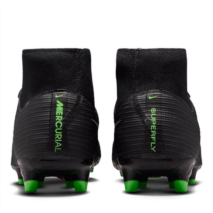 Nike Superfly 11 Firm Ground Football Boots – Black/Green – view 5