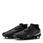 Nike Phantom High 6 Firm Ground Football Boots – Black/Black – view 4