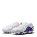 Nike Firm Ground Football Boots – Blue/Wht/Pink – view 4