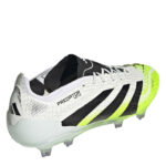 adidas Predator Firm Ground Football Boots – White/Blk/Lemon – view 4