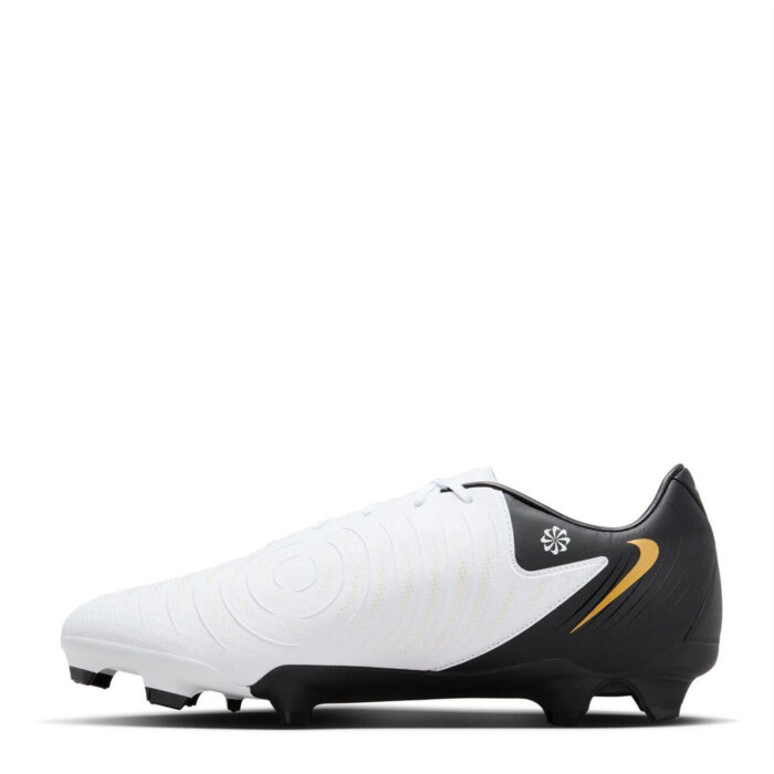 Nike Phantom Gx Ii Firm Ground Football Boots – White/Blk/Gold – view 2