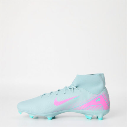Nike Zoom Mercurial Superfly 10 Firm Ground Football Boots – Grey/Pink – view 2