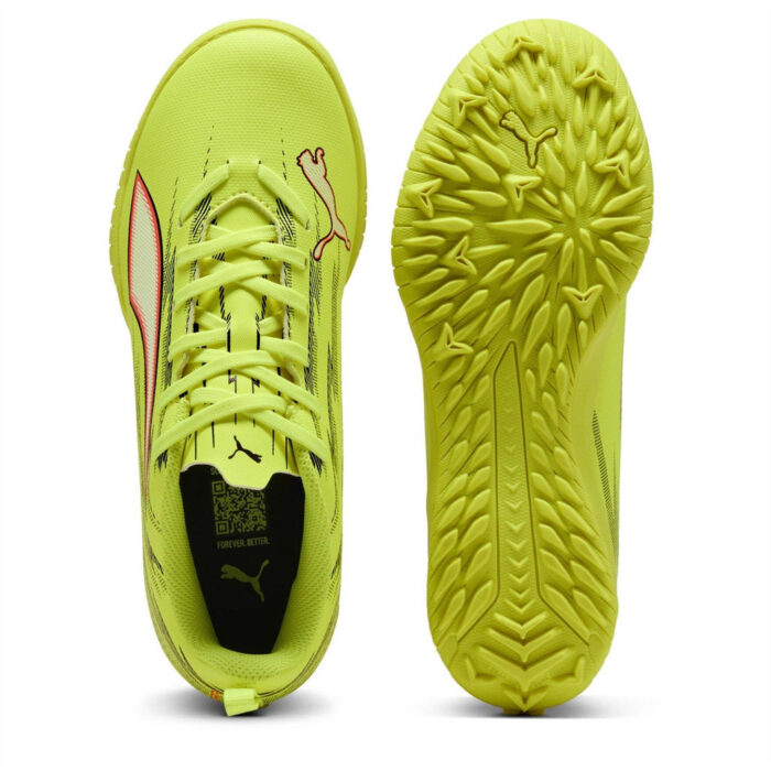 Puma Ultra 5 Junior Turf Football Boots – Yellow/Black – view 3