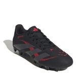 adidas Predator Firm Ground Football Boots – Black/Grey – view 3