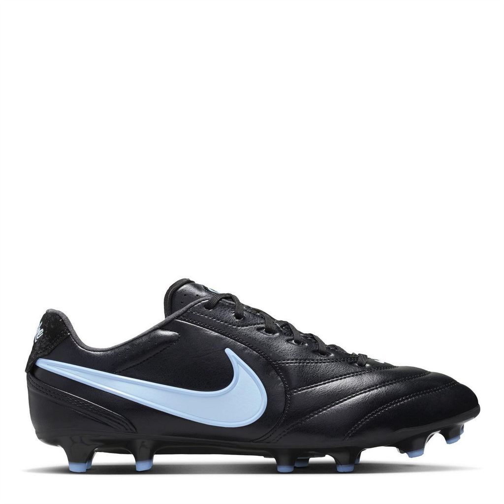 Nike Tiempo Ligera Firm Ground Football Boots – Black/Blue