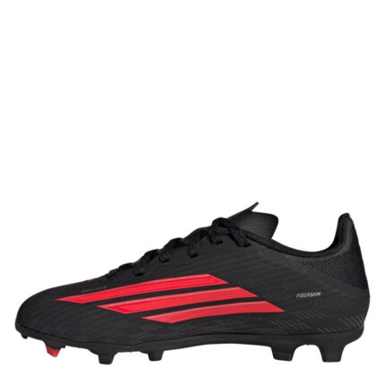 adidas F50 Junior Firm Ground Football Boots – Black/Red – view 2
