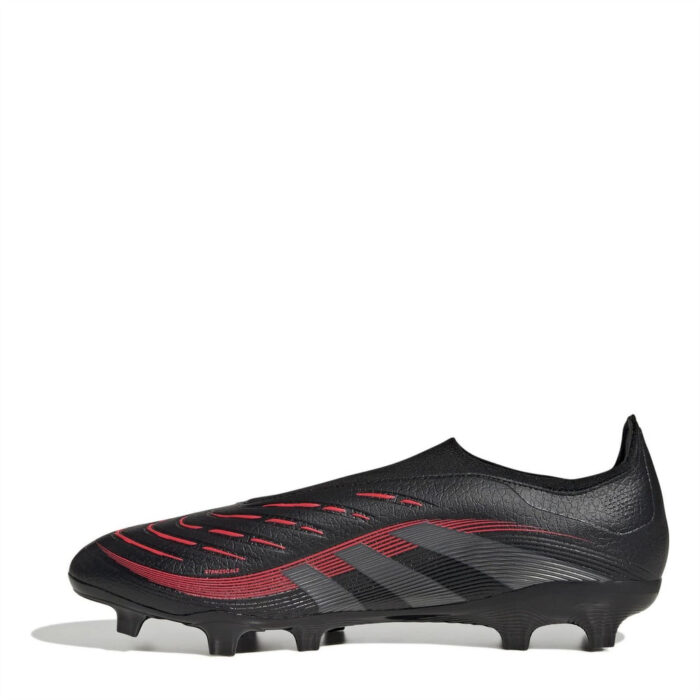 adidas Predator Firm Ground Football Boots – Black/Grey – view 2