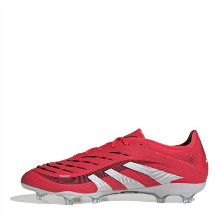 adidas Predator Firm Ground Football Boots – Red/White – view 2