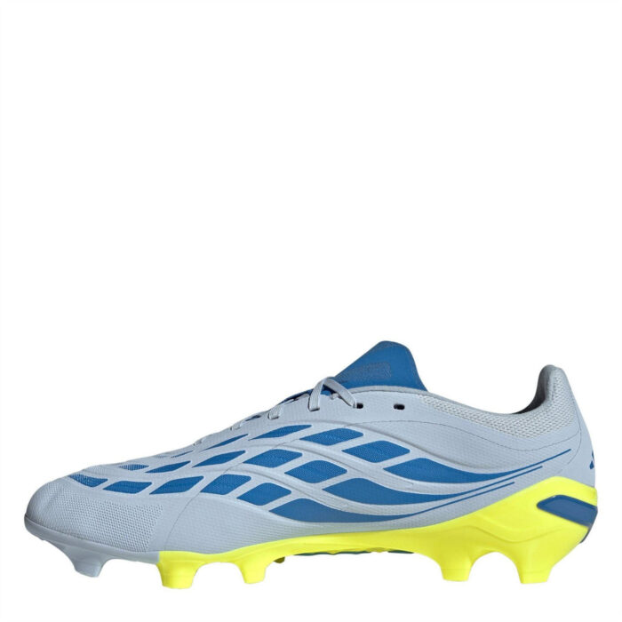 adidas Predator Firm Ground Football Boots – Blue/Yellow - Image 2