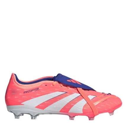 adidas Predator Firm Ground Football Boots – White/Pink
