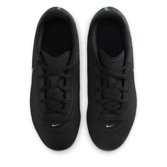 Nike Junior Firm Ground Football Boots – Black/Blue – view 6
