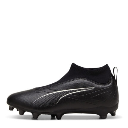 Puma Ultra Junior Firm Ground Football Boots – Black/White – view 2