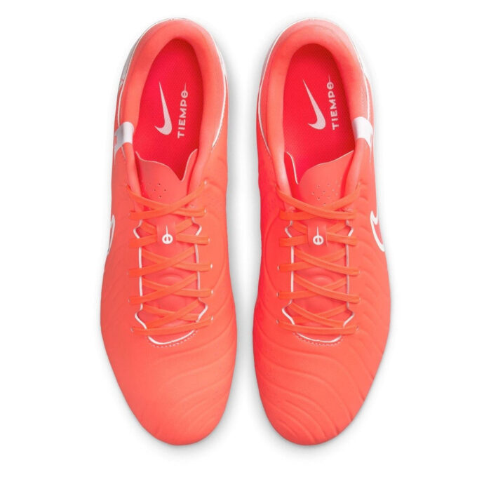 Nike Tiempo Legend 10 Soft Ground Football Boots – Red/White – view 6