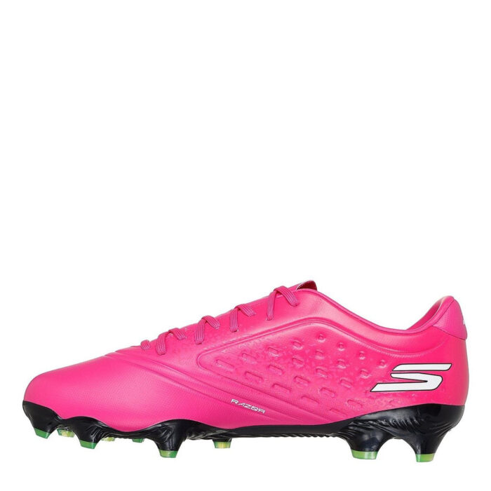 Skechers Razor Firm Ground Football Boots – Pink/Black – view 2