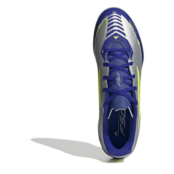 adidas F50 Turf Football Boots – Silver/Blue – view 5