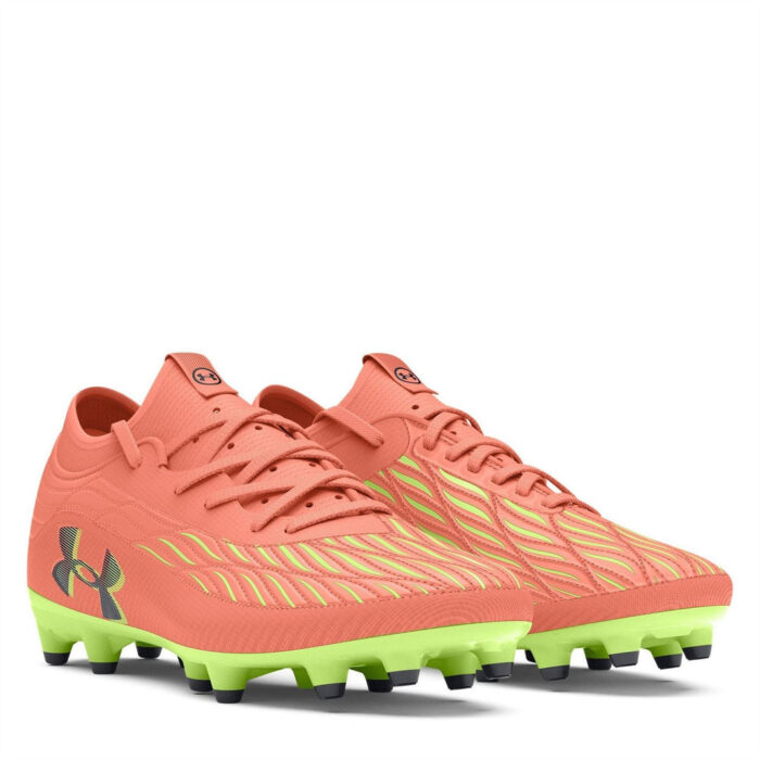 Under Armour Magnetico Select 4 Junior Firm Ground Football Boots – Orange – view 5