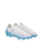 Sondico Blaze Junior Firm Ground Football Boots – White/Pink/Blue – view 4