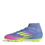 adidas F50 Junior Firm Ground Football Boots – Blue/Lemon – view 2