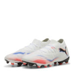Puma Future 8 Firm Ground Football Boots – White/Black/Red
