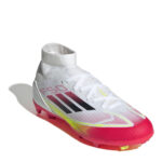 adidas F50 Junior Firm Ground Football Boots – White/Red - Image 3