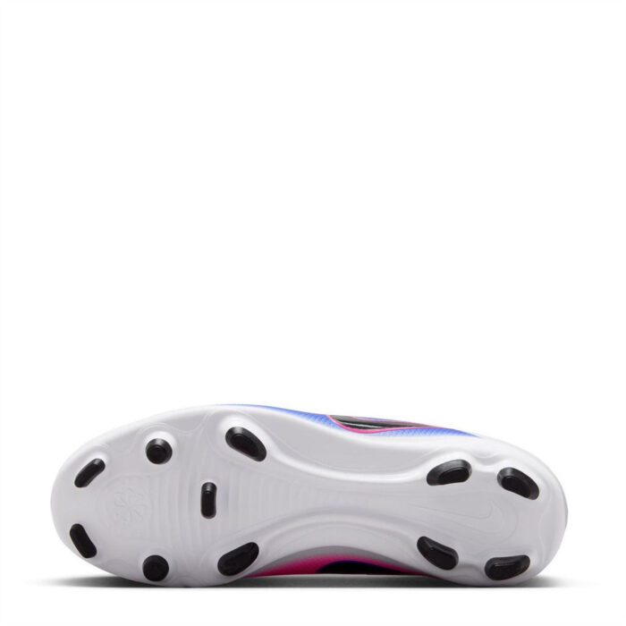 Nike Junior Firm Ground Football Boots – Blue/Wht/Pink – view 3