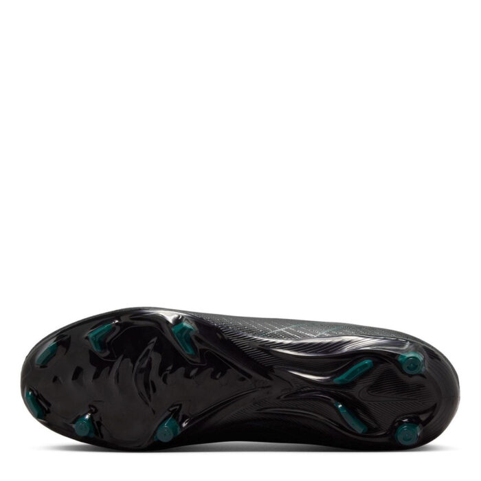 Nike Zoom Mercurial Superfly 10 Firm Ground Football Boots – Black/Green – view 3