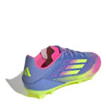 adidas F50 Junior Firm Ground Football Boots – Blue/Lemon – view 4