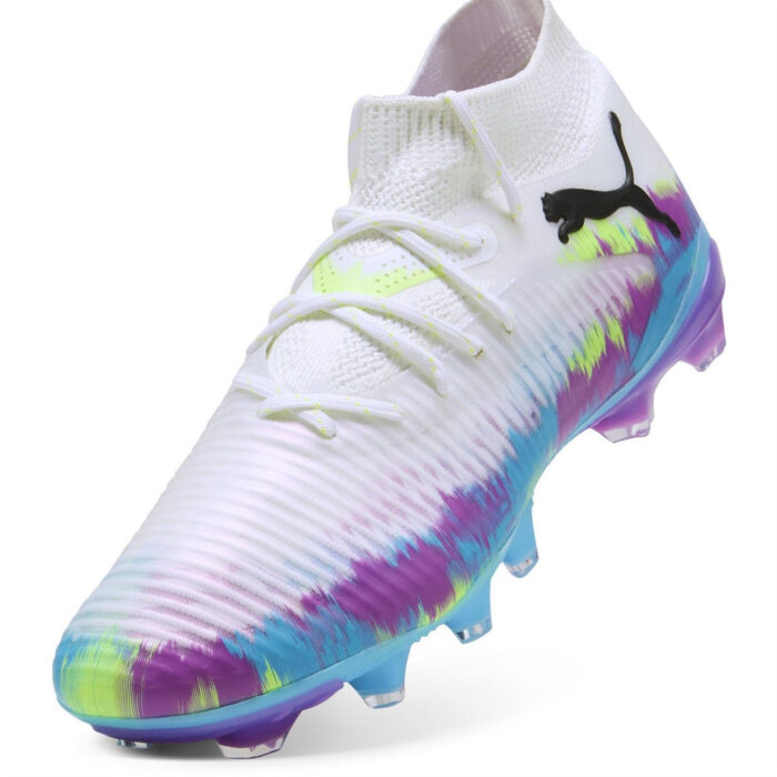 Puma Womens King Firm Ground Football Boots – White/Multi – view 6