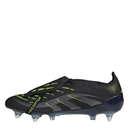 adidas Predator Soft Ground Football Boots – Black/Lemon – view 2