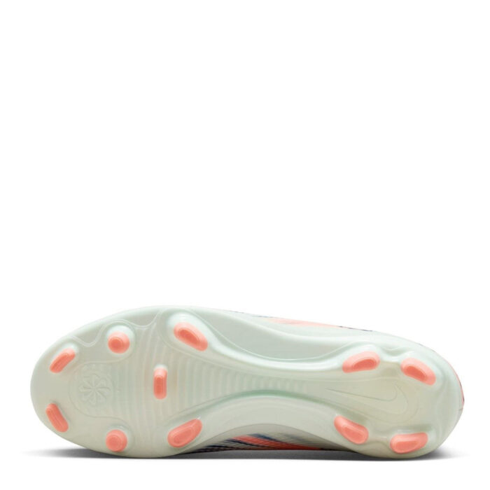 Nike Mercurial Vapor 16 Junior Firm Ground Football Boots – Green/White – view 3