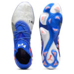Puma Future 8 Firm Ground Football Boots – White/Blue – view 3