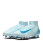 Nike Zoom Mercurial Superfly 10 Soft Ground Football Boots – Blue/Baltic – view 4