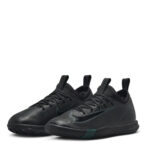 Nike Zoom Mercurial Vapor 16 Junior Turf Football Boots – Black/Green – view 4