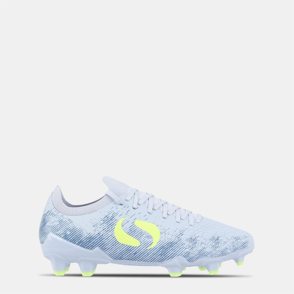Sondico Blaze Junior Firm Ground Football Boots – Purple/Lime