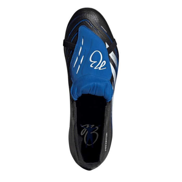adidas Predator Firm Ground Football Boots – Black/Blue – view 5