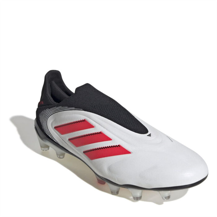 adidas Copa Pure Iii Firm Ground Football Boots – White/Red/Black - Image 3