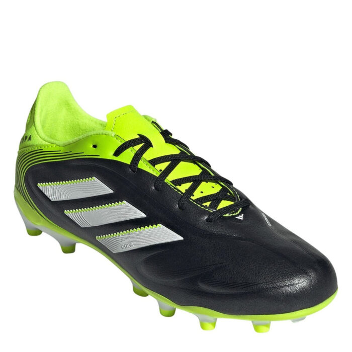 adidas Copa Pure 3 Junior Firm Ground Football Boots – Black/Lemon - Image 3