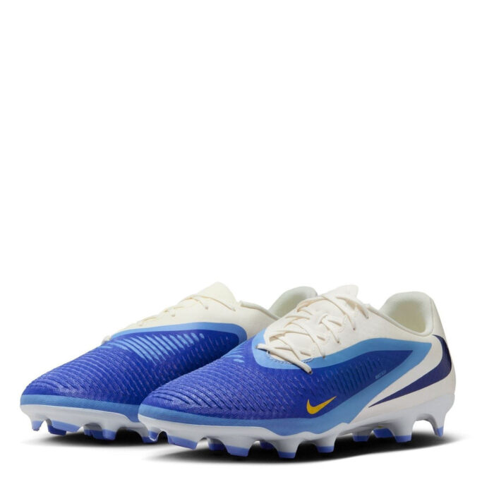 Nike Phantom 6 Low Firm Ground Football Boots – Blue/Black – view 4